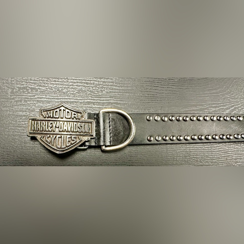 Harley Davidson black leather belt size 36